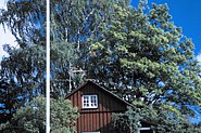 16.	Stožár s venkovním lanovím – Original, umístění u rodinného domu